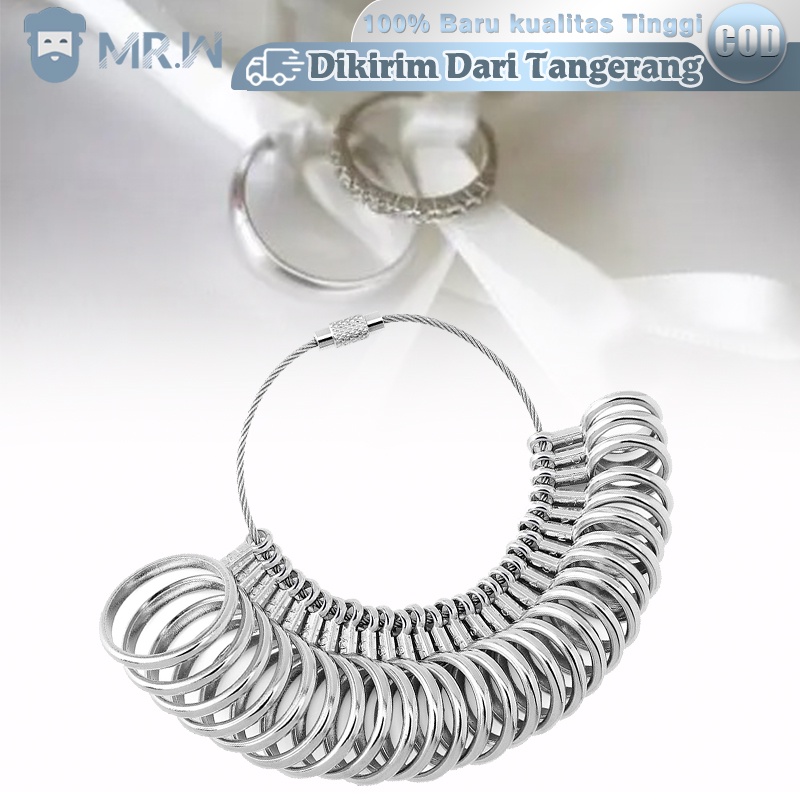 Alat Pengukur Cincin Jari/Ring Ukuran Jari Cincin/Alat Ukur Cincin Jari/Ring Finger Size