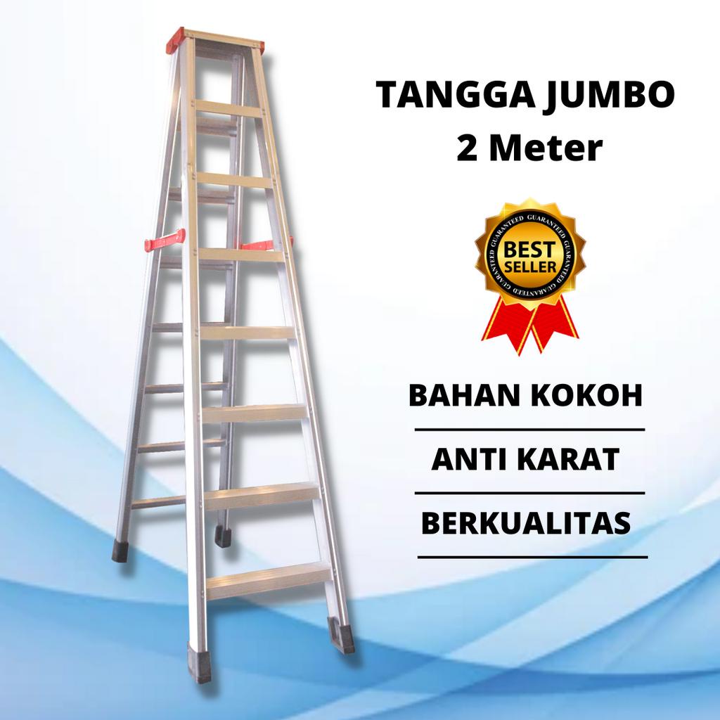 Tangga Lipat 2m Tangga Lipat Original Tangga Lipat Aluminium  Termurah