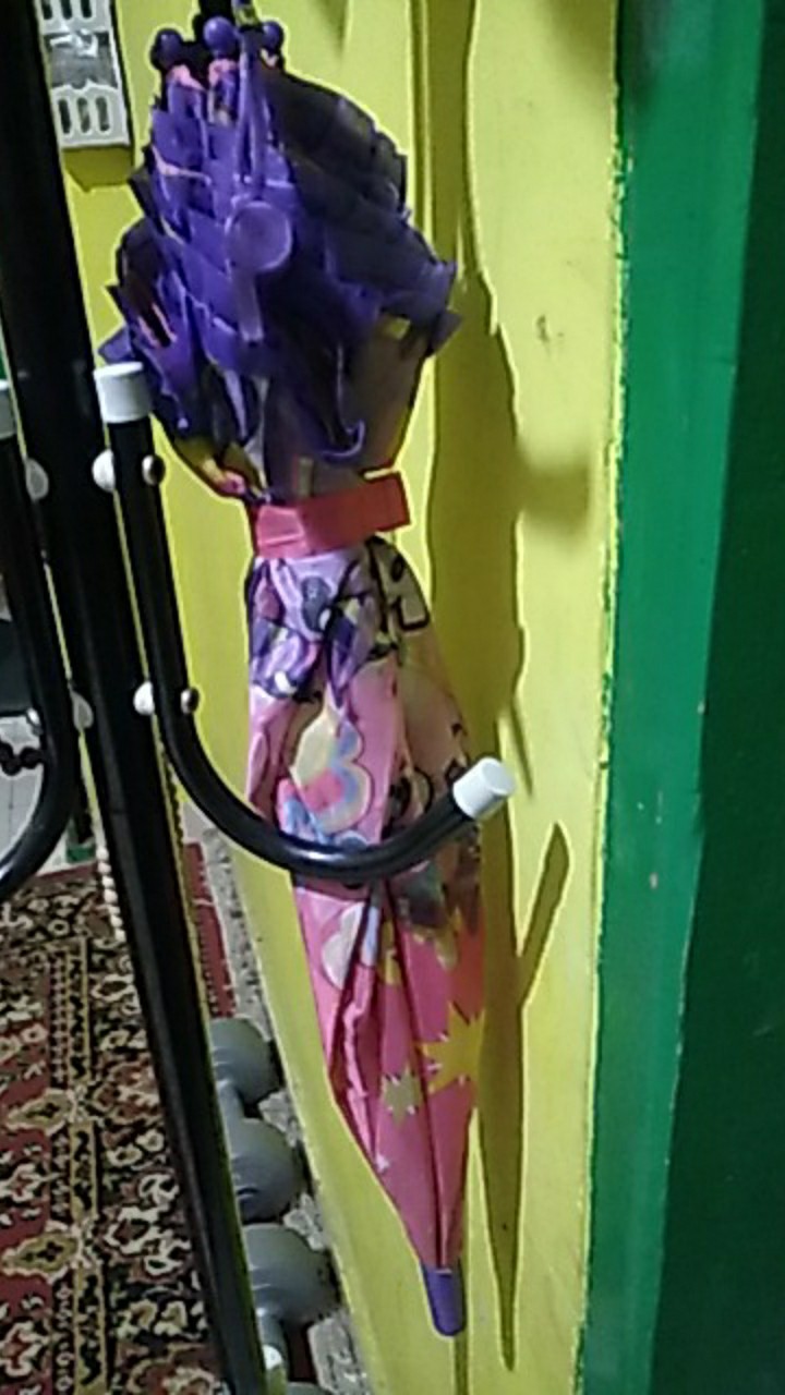 Payung Anak Kain Karakter Ber Renda