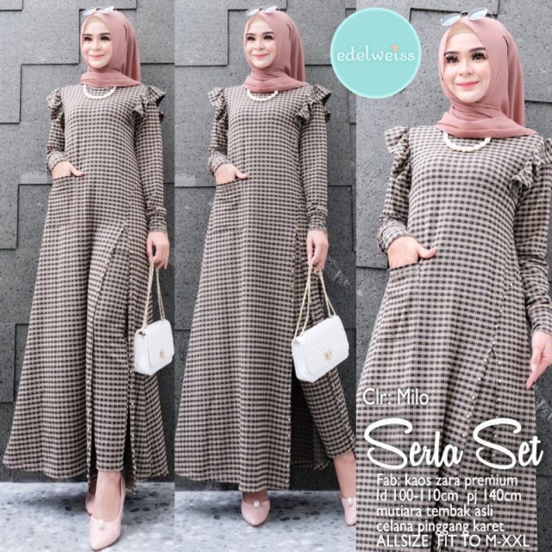 SERLA SET BEST SELLER MATERIAL KAOS ZARA PREMIUM / 4 WARNA