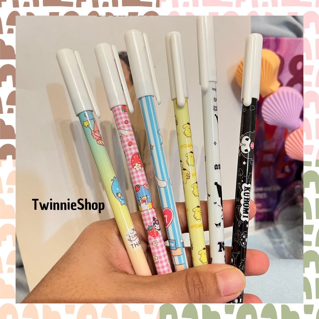 Pen Odemei Eraseable bisa dihapus sanrio kartun pulpen pena bolpen  bisa cod grosir hobi koleksi sou