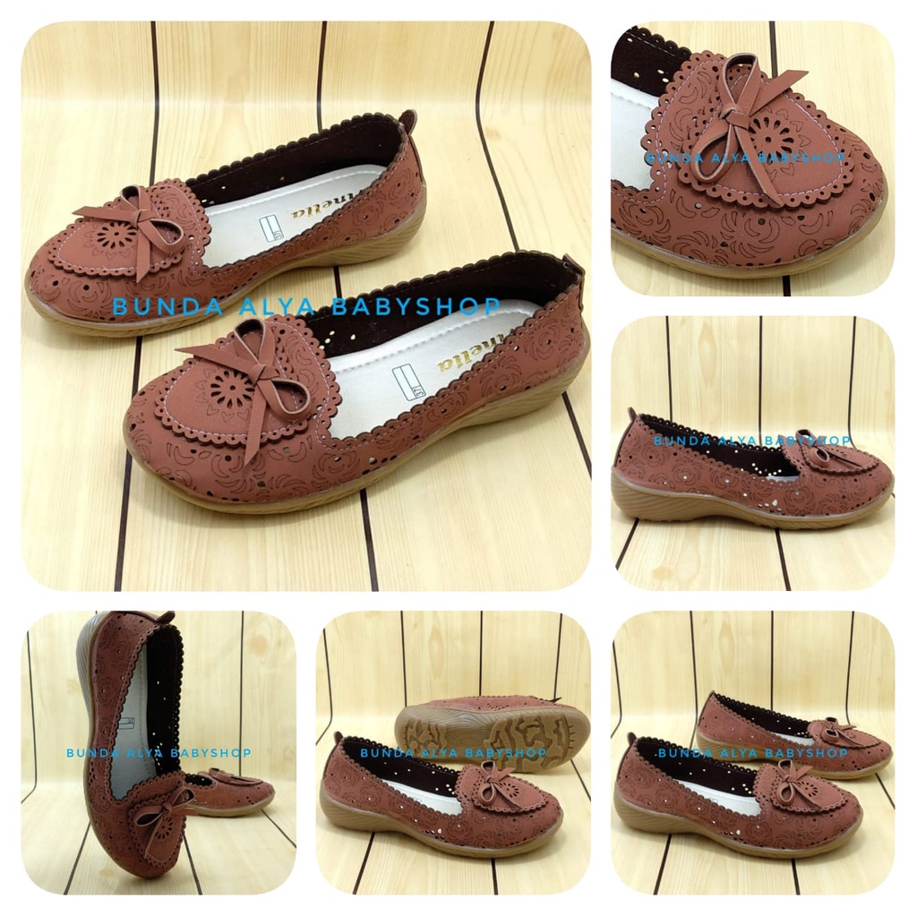 Sepatu Kerja Wanita COKLAT Size 37 - 40 - Sepatu Kerja Wanita Sepatu Wanita Formal Sepatu Slip On SALE