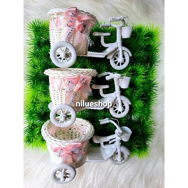 pot sepeda kecil  pot sepeda mini plastik import