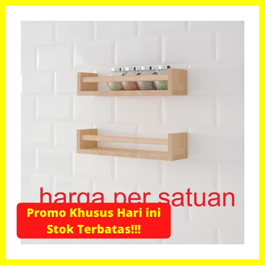Best Seller Rak Dinding Kayu Bumbu Serbaguna A634 ZoVlmMyI1bAQwRY