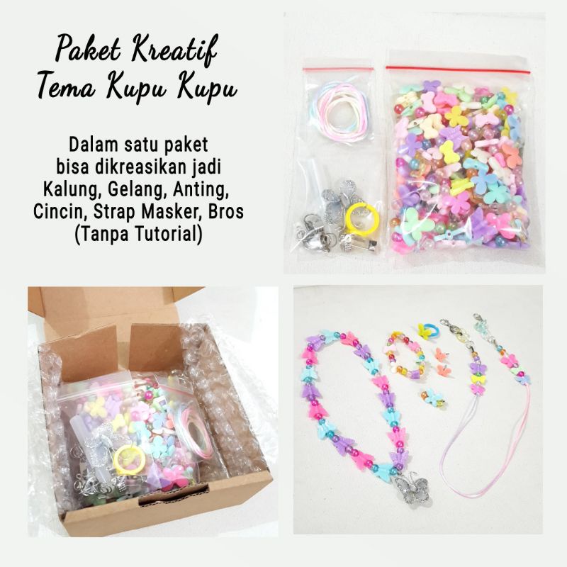 1 Set Paket DIY Bahan Ketrampilan Kreatif (tanpa lembar tutorial) | Kado Anak Perempuan | Mainan Anak Kreatif | baca deskripsi