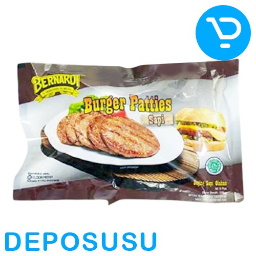 

BERNARDI Burger Patties HALAL | DAGING ISIAN BURGER