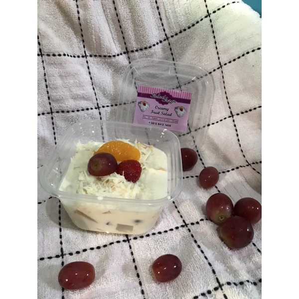 

Salad buah creamy tanpa mayones