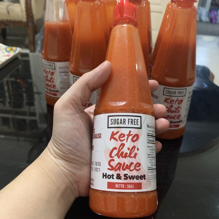

- BARU Saus Sambal Pedas Keto Sugar Free Low carb aman diabetes