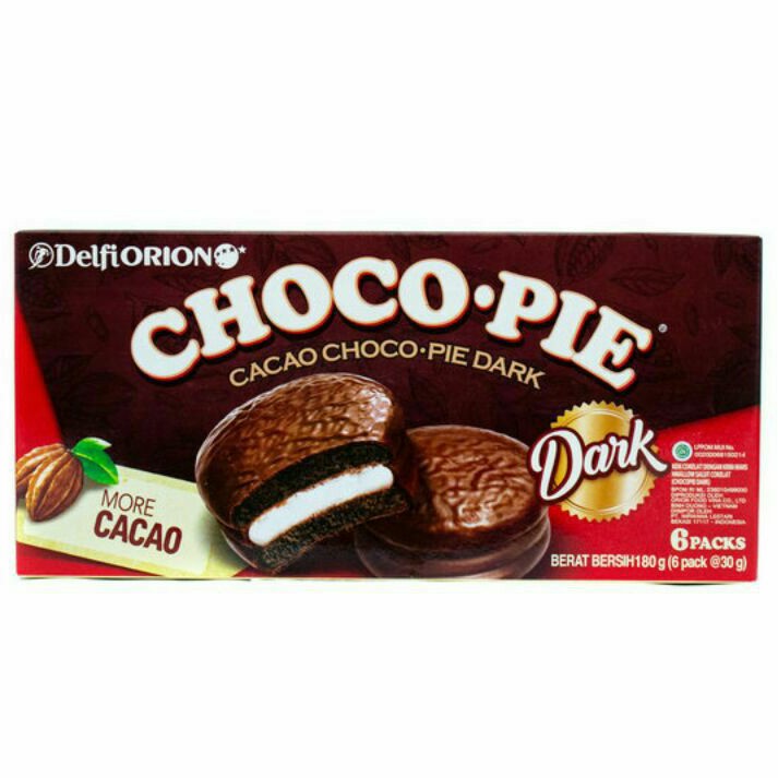 

Delfi orion choco pie dark 180 gr (6 pack )