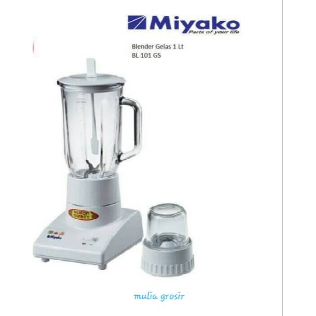 Blender Miyako Kaca 2in1 1L BL 101GS / Blender Miyako 1L