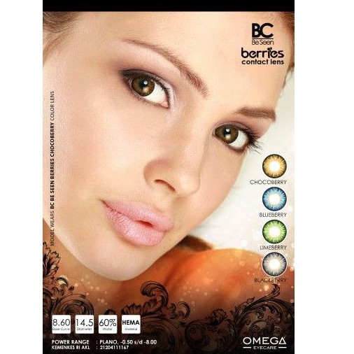 SOFTLENS OMEGA BC BERRIES LIMEBERRY 14.5mm