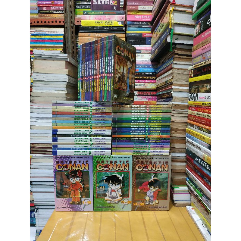 Original komik conan ada box set nya nomor lengkap dan berurut 1-89