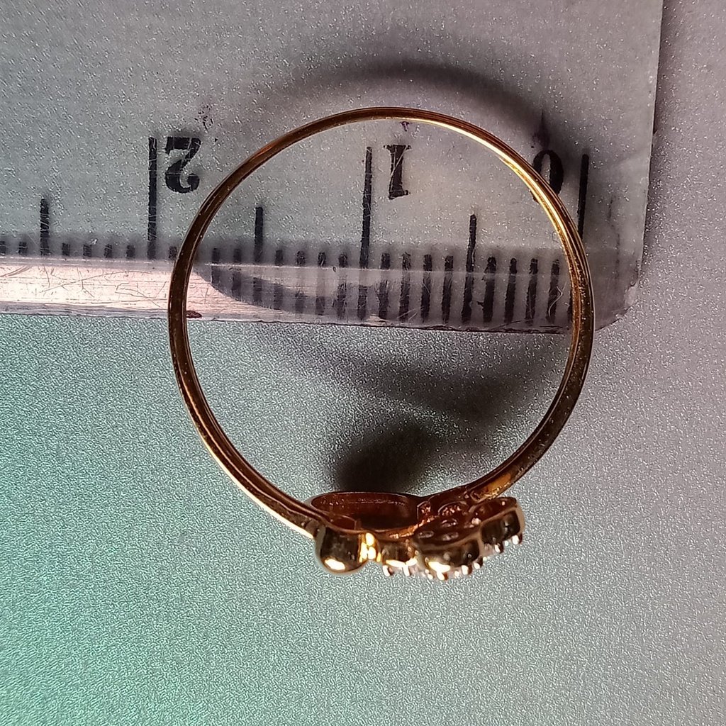 Cincin Emas 17K - 1.55 gr Kadar 750 - CBS100000082