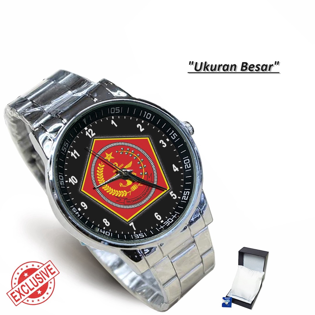 Jam Tangan Rantai Couple MARKAS BESAR TNI (Special)