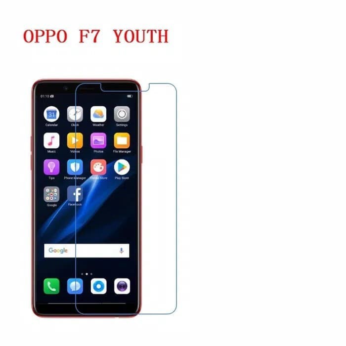 TEMPERED GLASS OPPO F7 YOUTH 2018 NEW ANTI GORES KACA FULL BENING - SCREEN PROTECTOR