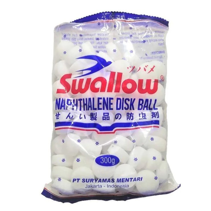Swallow Kapur Barus Kamar Mandi 300gr - Putih / Warna
