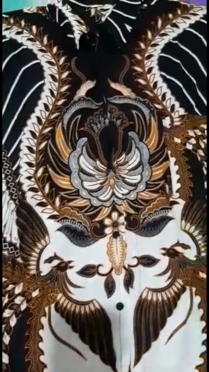 Kemeja Pria Batik Lengan Panjang Jumbo 4l-5l Atasan Baju Batik Hem Pria Big Size Ukuran Besar Elg