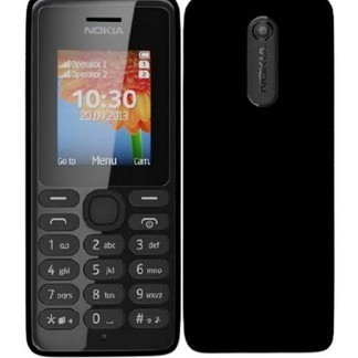 HANDPHONE Jadul Nokia 108 HANDPHONE murah new kamera mobile Phone 2 SIM  NOKIA 108 murah-hitam