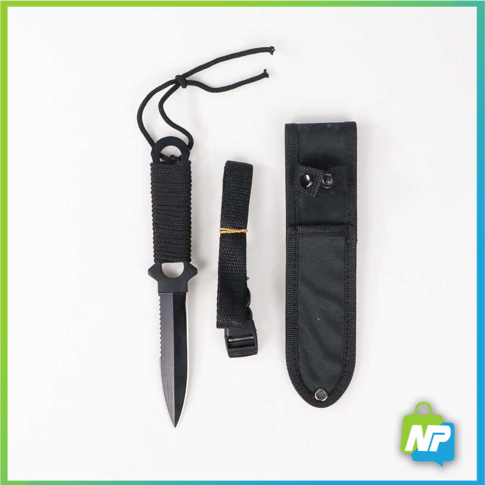 Pisau Camping Darurat Lipat Survival Mini Praktis Super Tajam - Pisau Outdoor Stainless Steel Kecil 