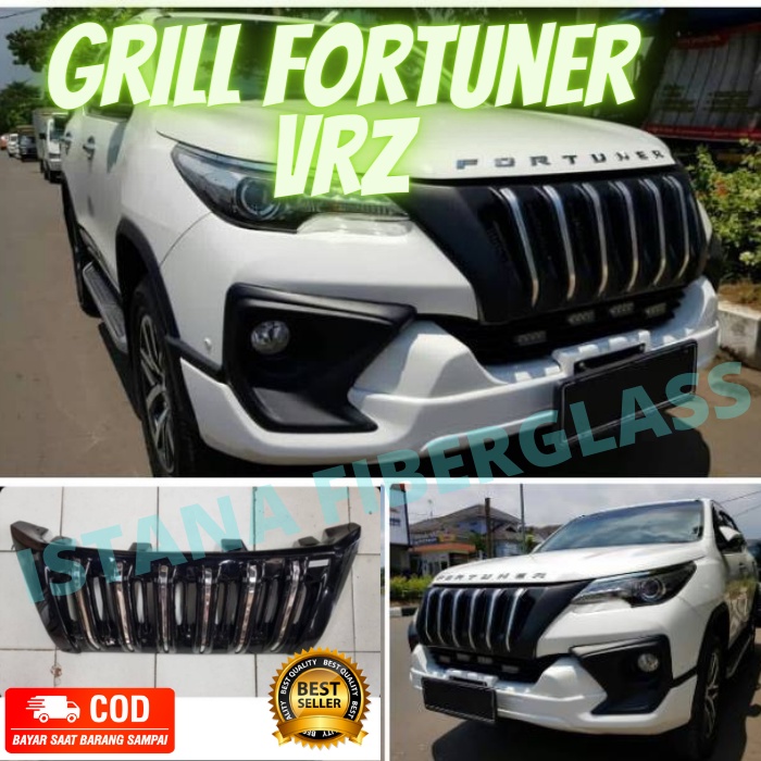 grill fortuner vrz 2016-2019 grill fortuner vrz trd apollo list crome list merah