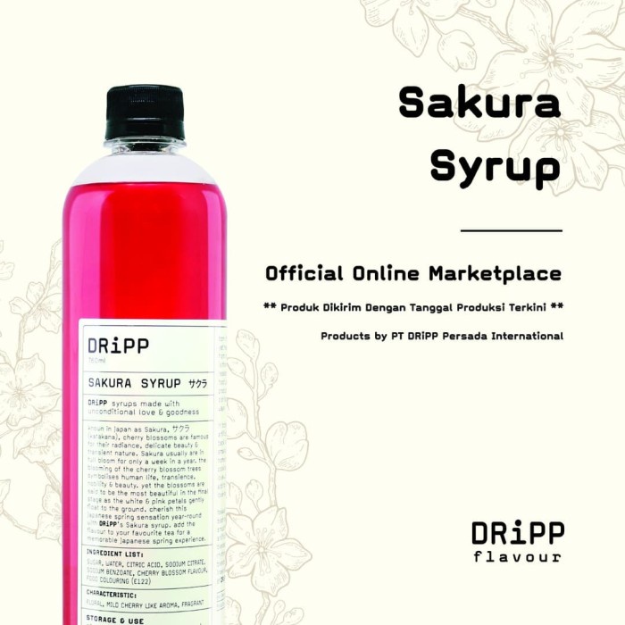 

SIRUP- DRIPP SAKURA SYRUP サクラ -SIRUP.