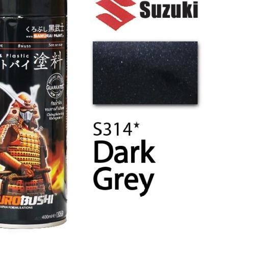 Samurai paint/dark grey(abu monyet)-S 314*-cat semprot aerosol