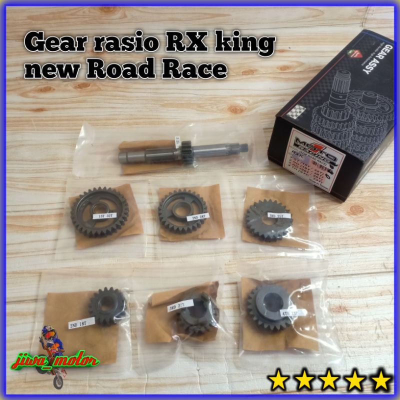 Gear rasio RX king MOTO 1 new Road Race gigi rasio Moto1 RX king new road race