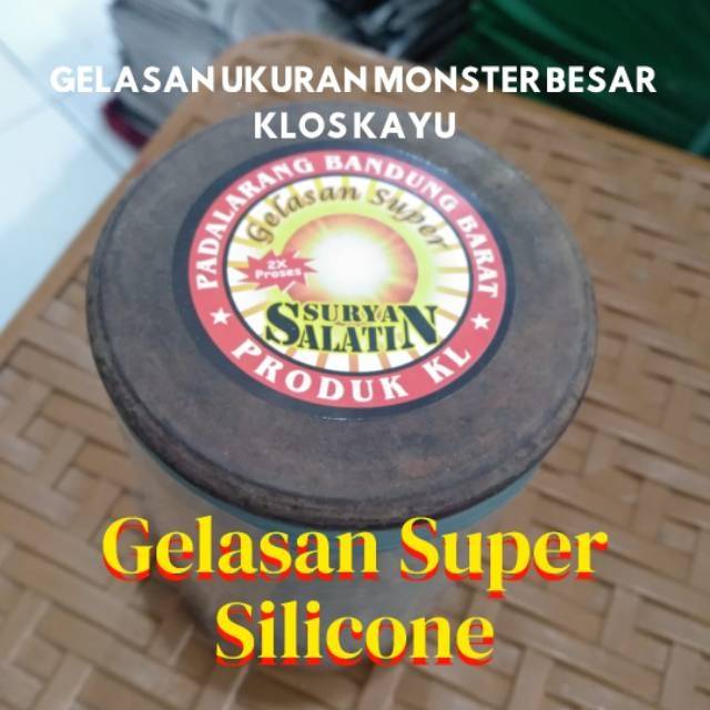GELASAN BESAR / KLOS KAYU / Gelasan / GELASAN SURYA SALATIN ORIGINAL / SURYA SALATIN /Gelasan Benang
