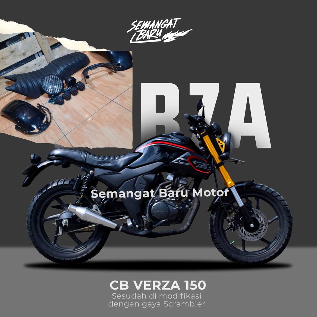 SPAREPART CUSTOM CB 150 VERZA TANPA GANTI TANGKI