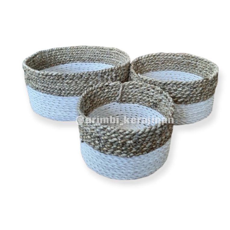 3PCS COVER POT ANYAMAN | BASKET | LOLY UNIK MEWAH DEKORASI