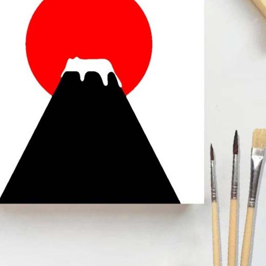 

♩ Paint by number JAPAN SHADOW 20x20 Painting kit/Set Melukis - JAPAN SHADOW ♦