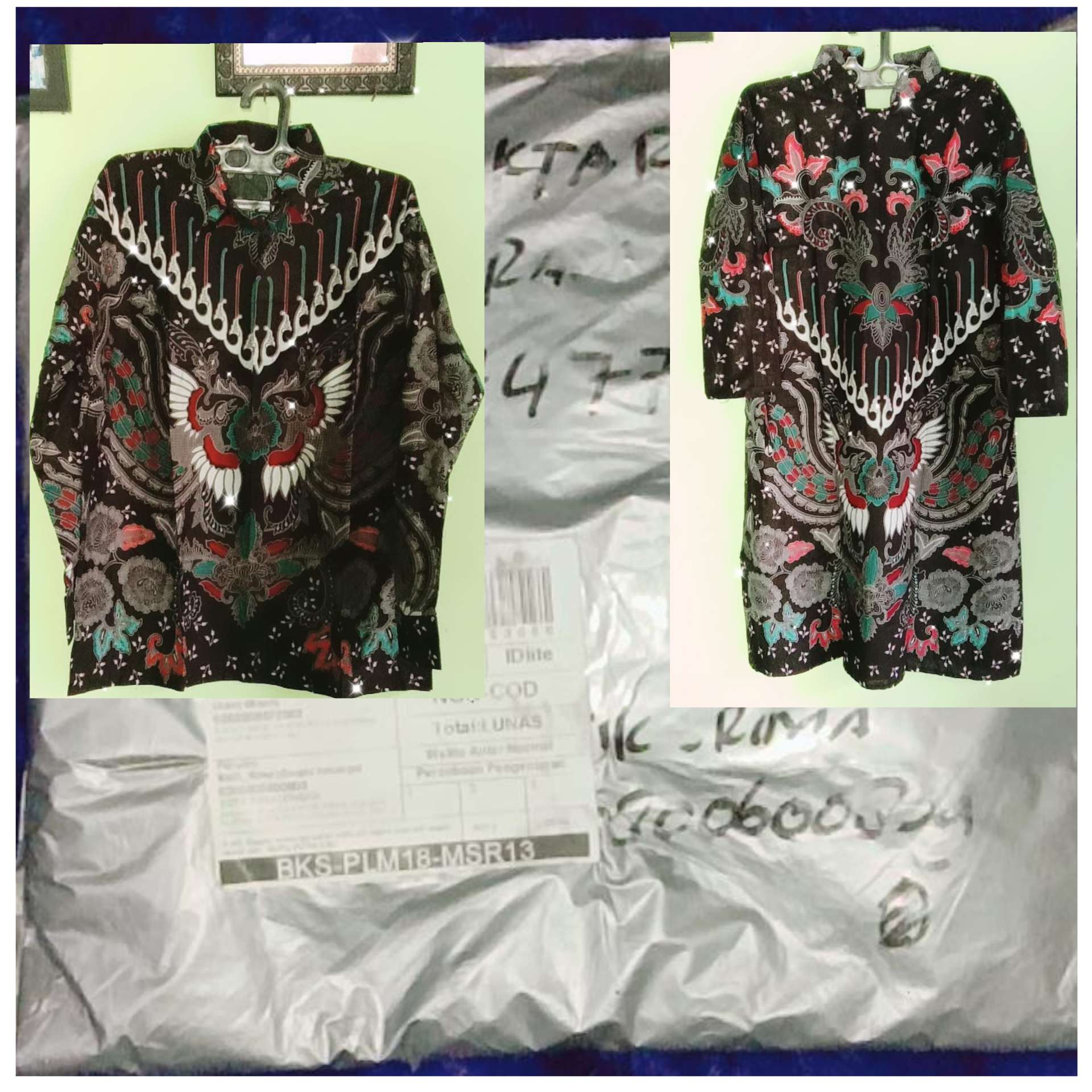 Batik Couple Keluarga Sania Ruffle Ori Ndoro Jowi Dnt Sogan Sekar Ulir - Kupu Putih Abu