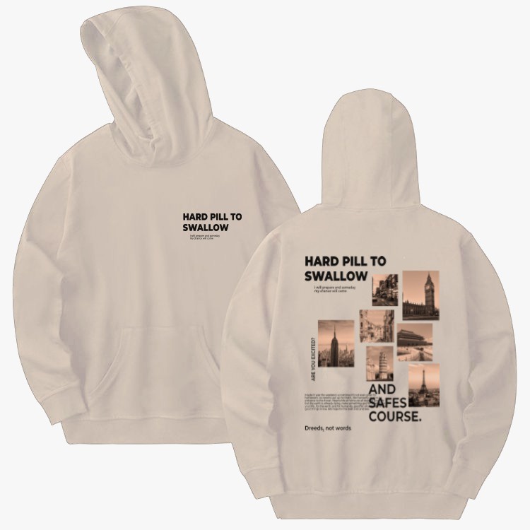 Public - Hard Pill Hoodie - Hoodie Kekinian Unisex