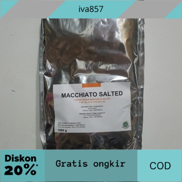 

PROMO Toffin Macchiato Salted 1000gr GRATIS ONGKIR