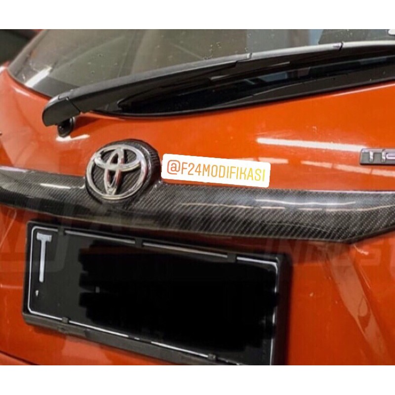garnish litrang yaris carbon kevlar