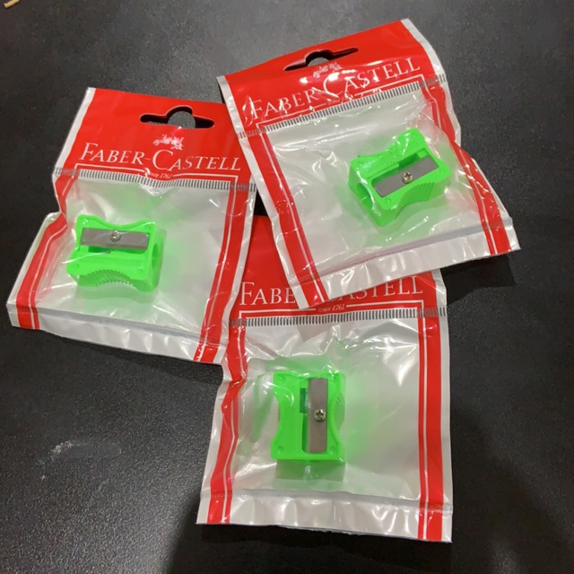 

FABER CASTELL Sleper Serutan Pensil Segitiga Triangular Pencil Sharpener