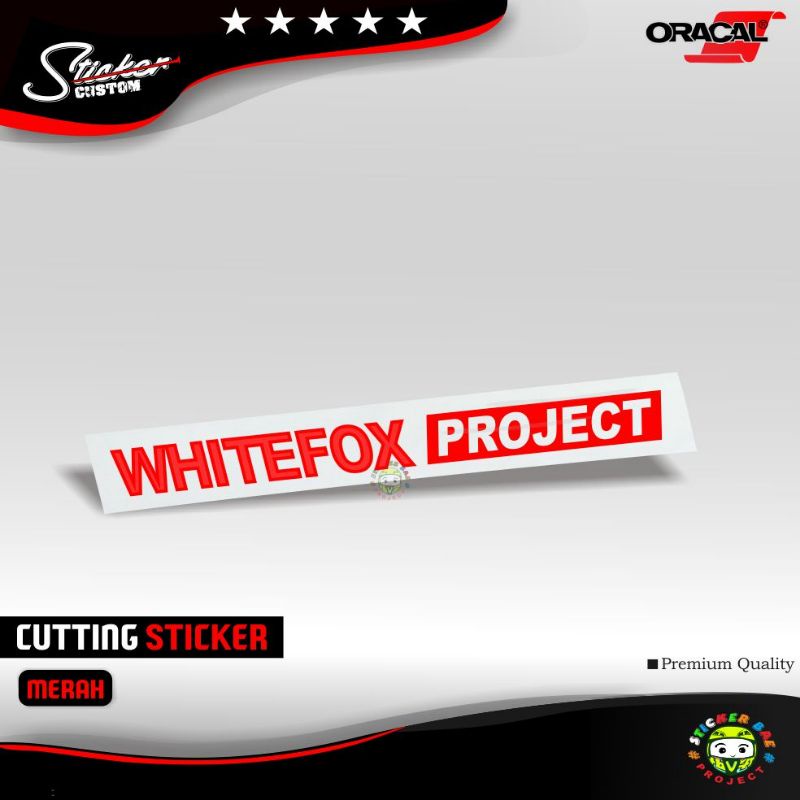 whitefox project sticker cutting motor stickerbae4