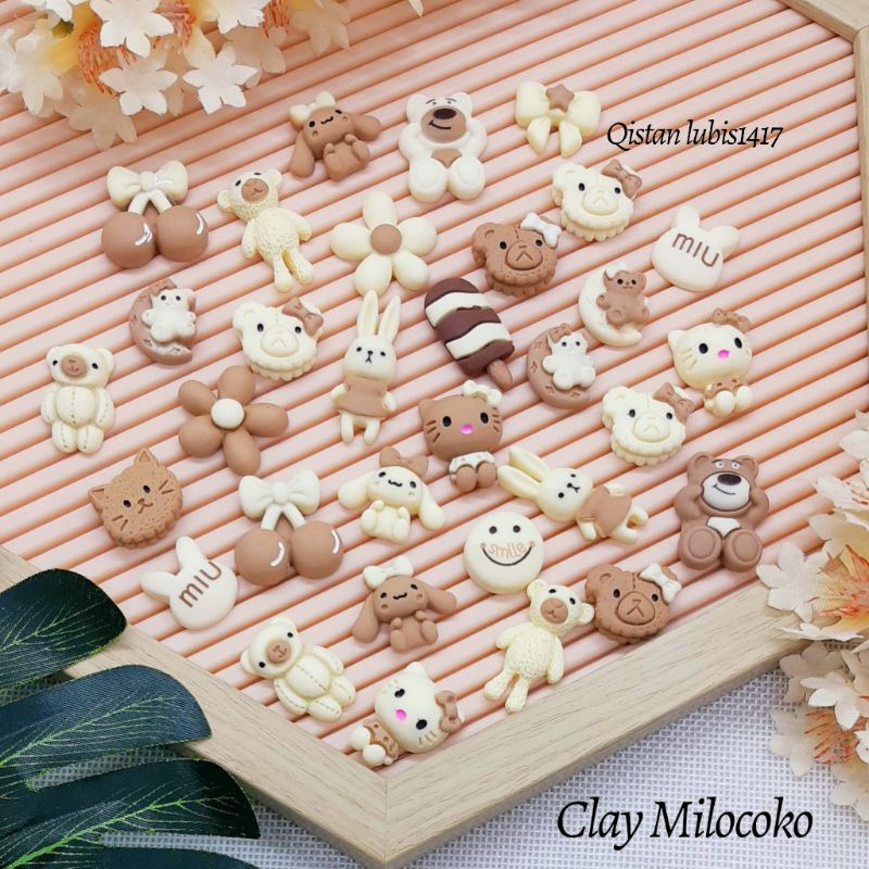 Clay/Resin Milocoko miu 10 pcs