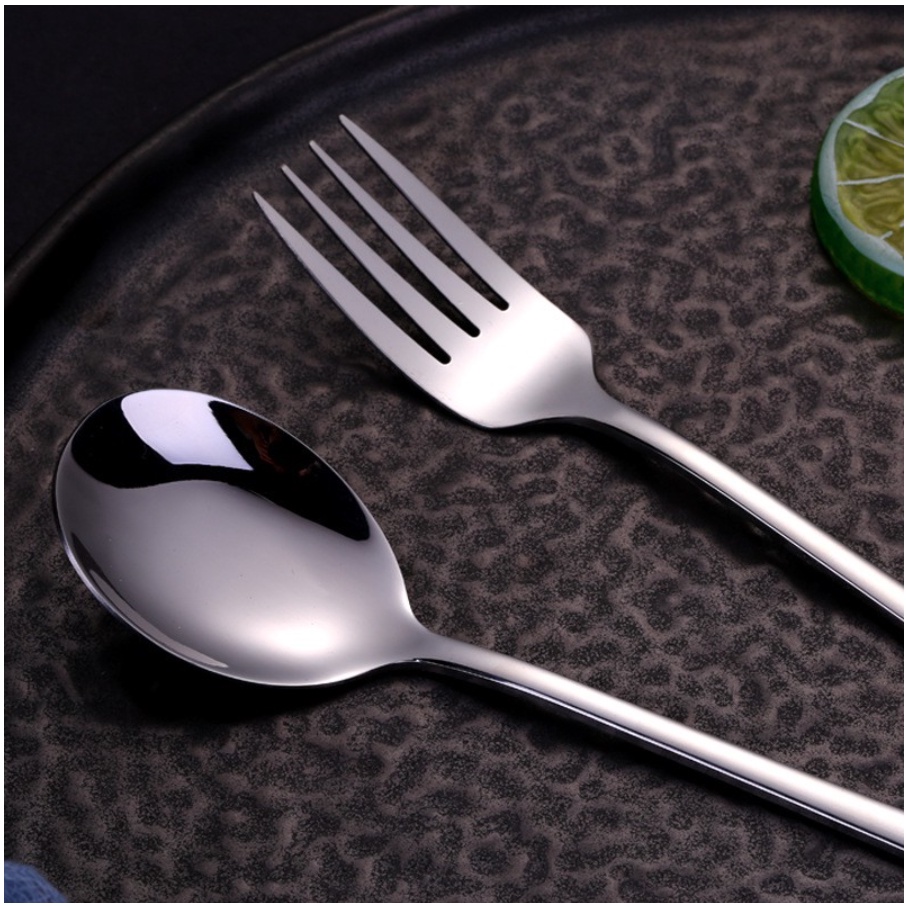 Sendok Garpu Korea Sumpit Stainless 304 / Sendok Sujeo Sendok Garpu Alat Makan Stainless Steel