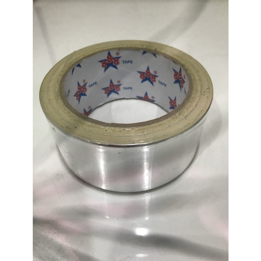 Isolasi Alumunium foil tape 46mm x 21m full - lakban