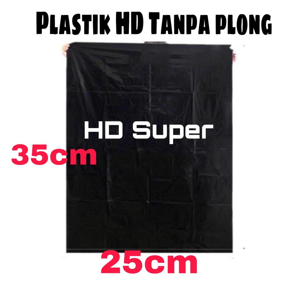 Plastik HD tanpa plong 25 x 35