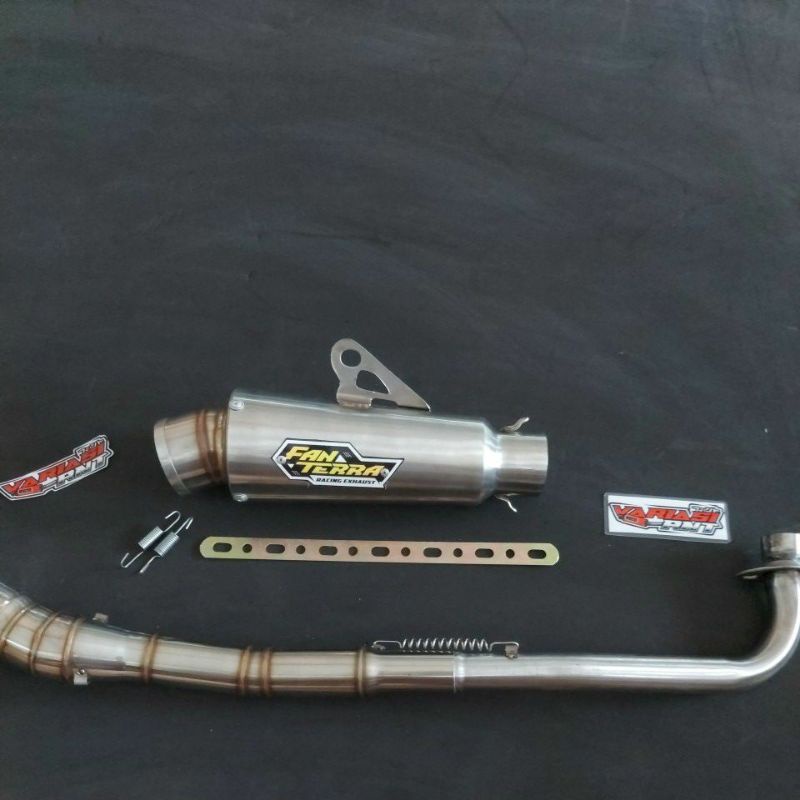 Knalpot Kenalpot Jupiter Z, Supra, Shogun, Vega R, Astrea. Merk Fanterra.