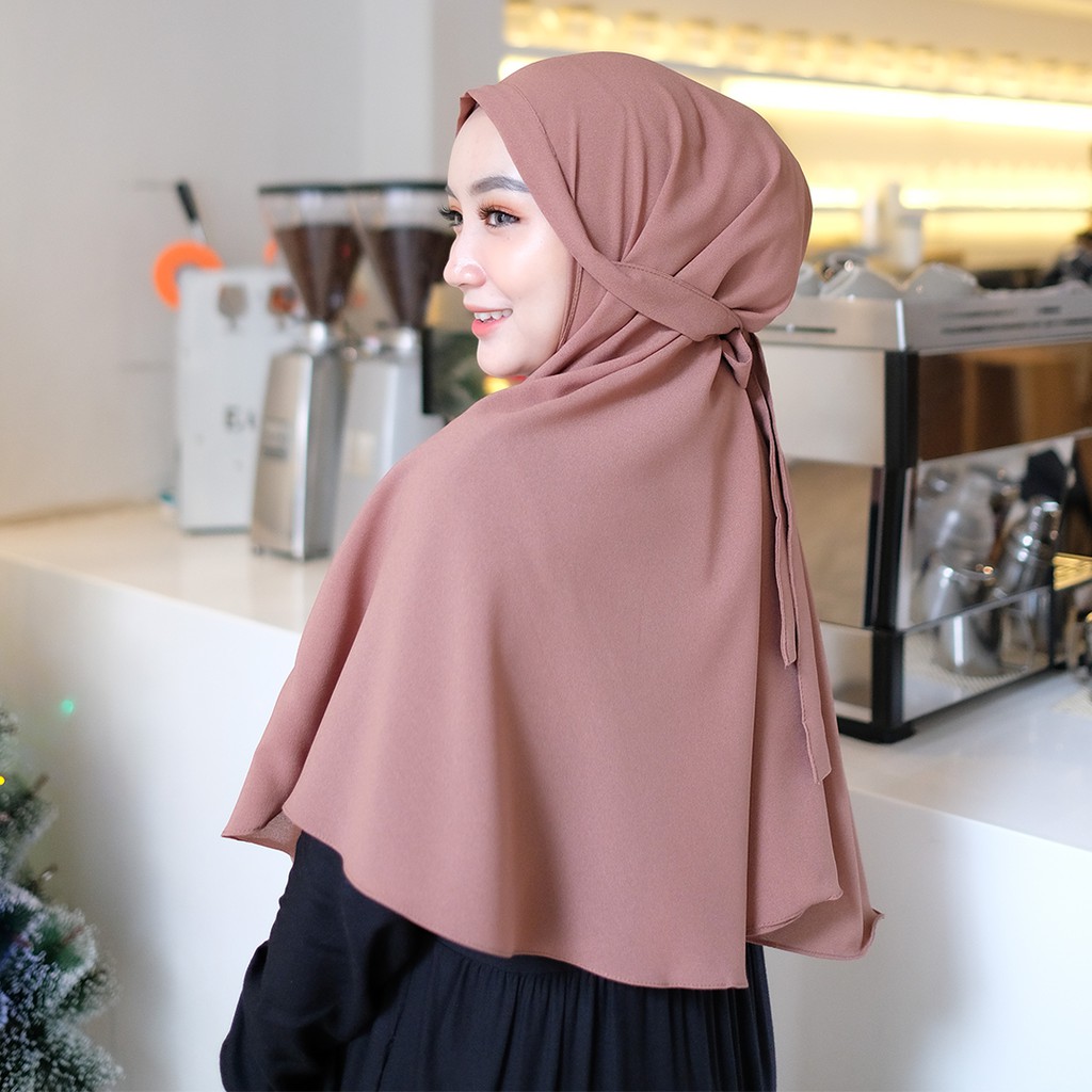Vallina Outfit - Hijab Syari Bergo Instant | Kerudung Instan Bergo Baiti Premium [Maryam]-7