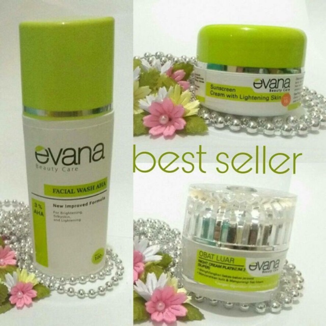 PAKET Cream Wajah glowing dr.Evana Beauty Care