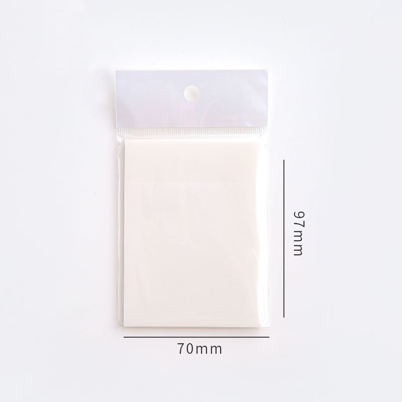 50 Sheets Transparent Waterproof Memo Popular Label Sticky Note