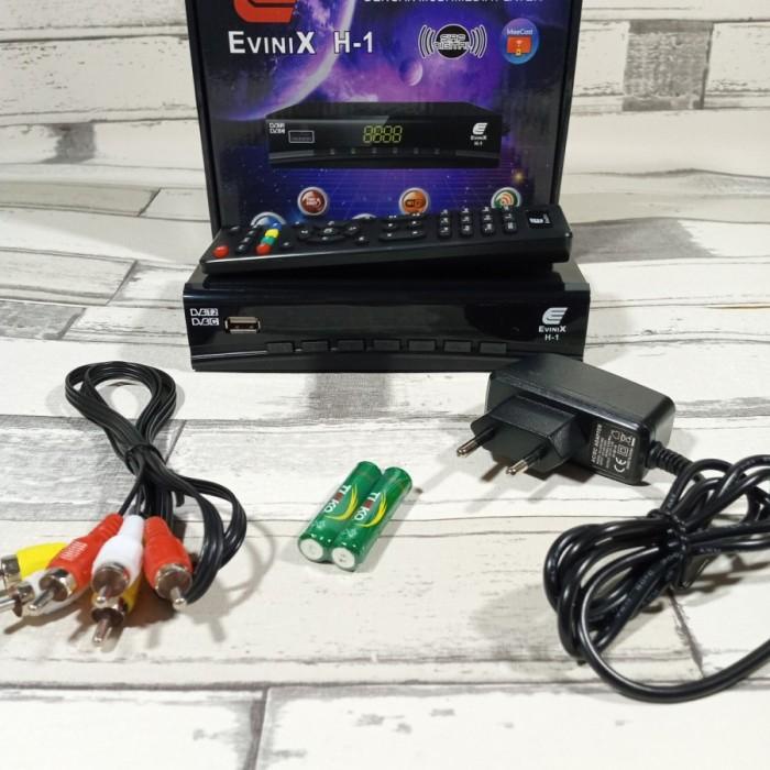 Set Top Box DVB-T2 / DVB-C Merk EVINIX H-1 ( Penganti SKYBOX )