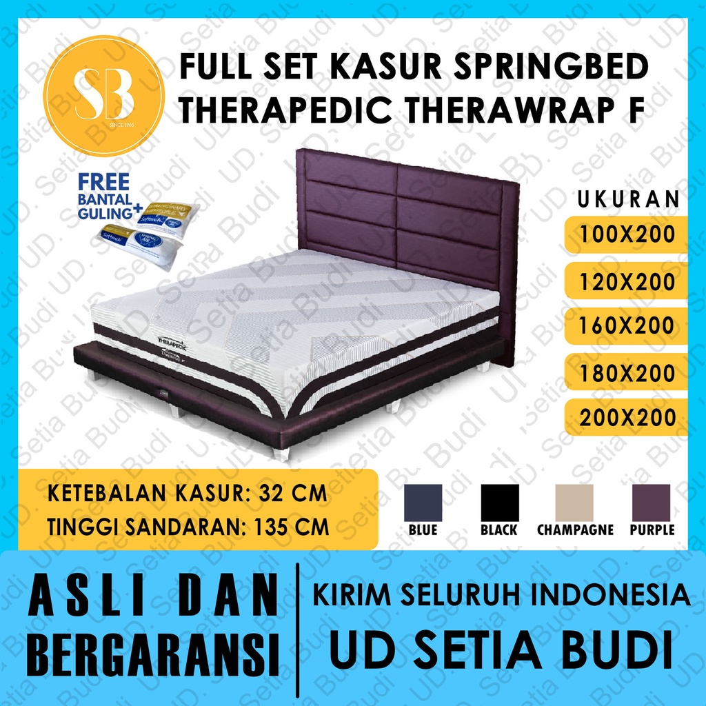 Set Kasur Therapedic Therawrap F Firm