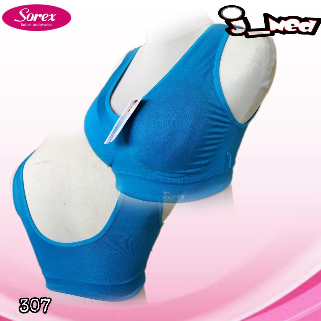 J306 | SOREX SPORT BRA BUSA (bisa dilepas) TANPA KAWAT UKURAN BESAR STRETCH FREE SIZE SETARA 36-40