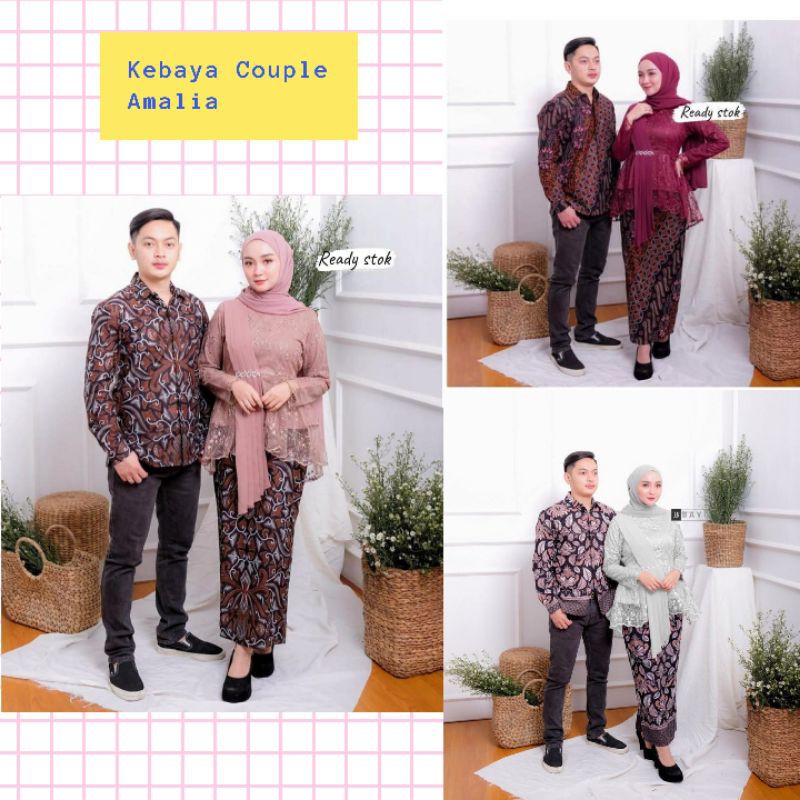 KEBAYA TUNANGAN | BAJU TUNANGAN | KEBAYA AMALIA |  COUPLE BAJU TUNANGAN
