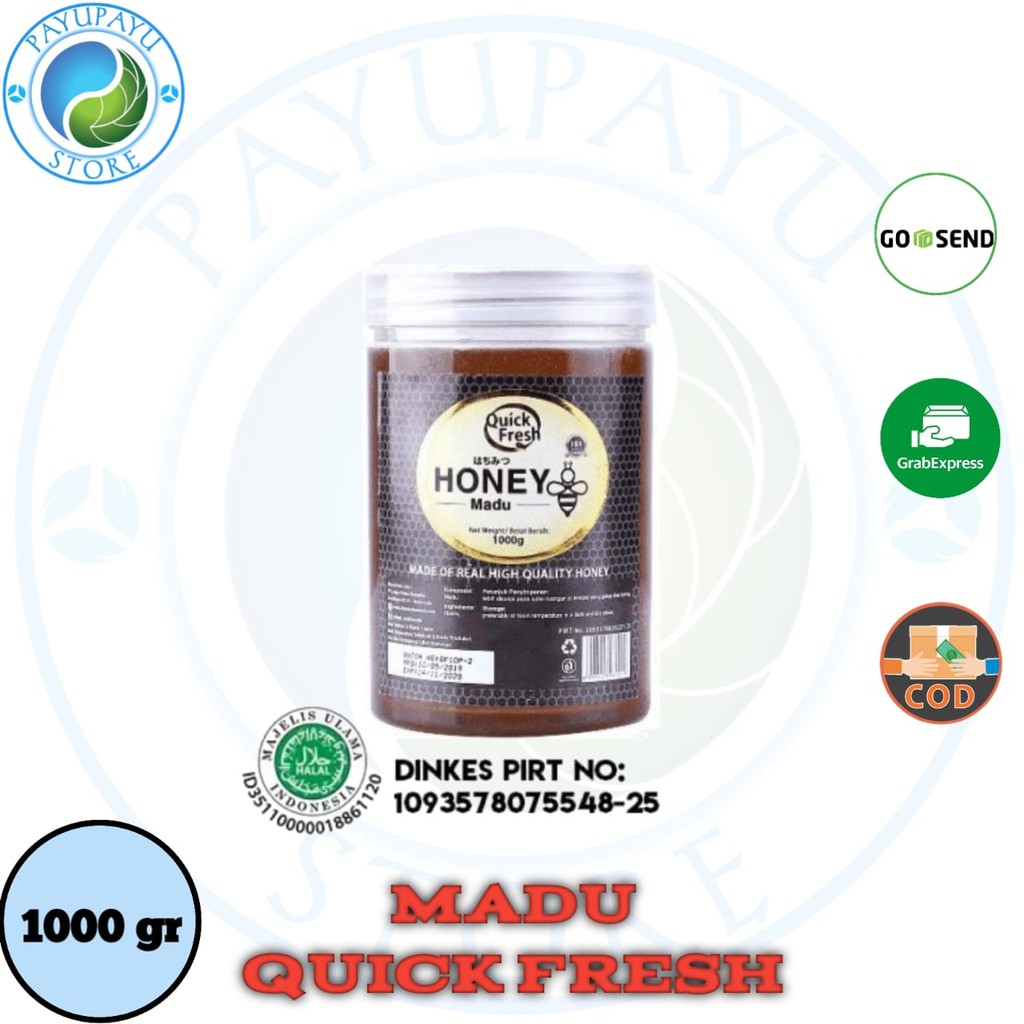 

Madu Murni Madu Asli Quick Fresh Honey Bucket Plastik 1000gr
